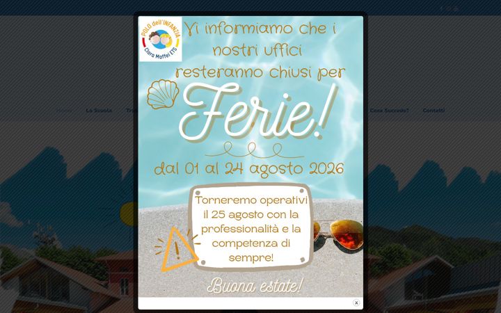 Screenshot van fondazioneclaramaffei.it