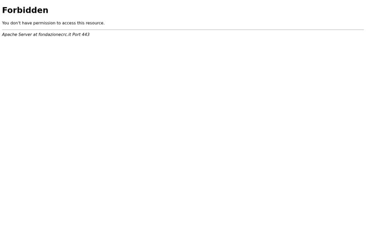 Screenshot van fondazionecrc.it