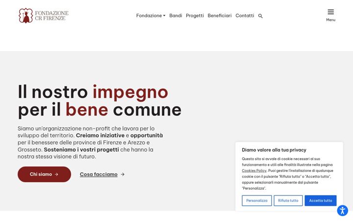 Screenshot of fondazionecrfirenze.it