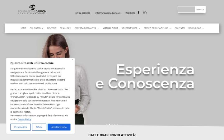 Screenshot of fondazionedaimon.com