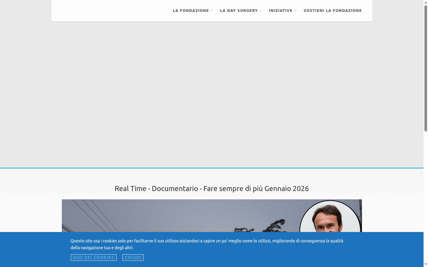 Screenshot des Einwilligungsbanners vor jeglicher Interaktion
