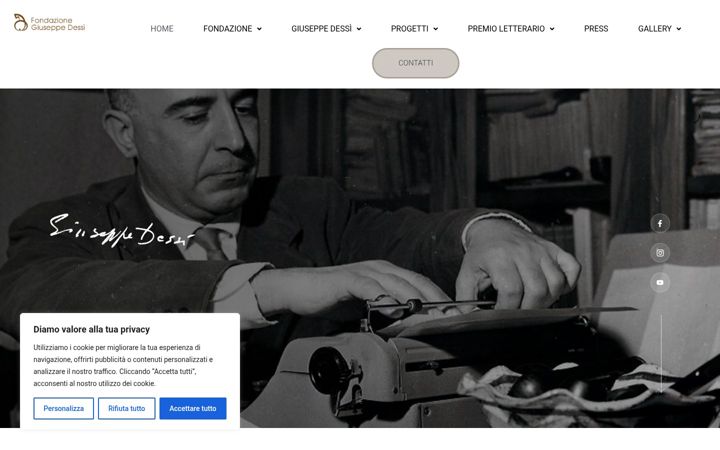 Snimka zaslona za fondazionedessi.it