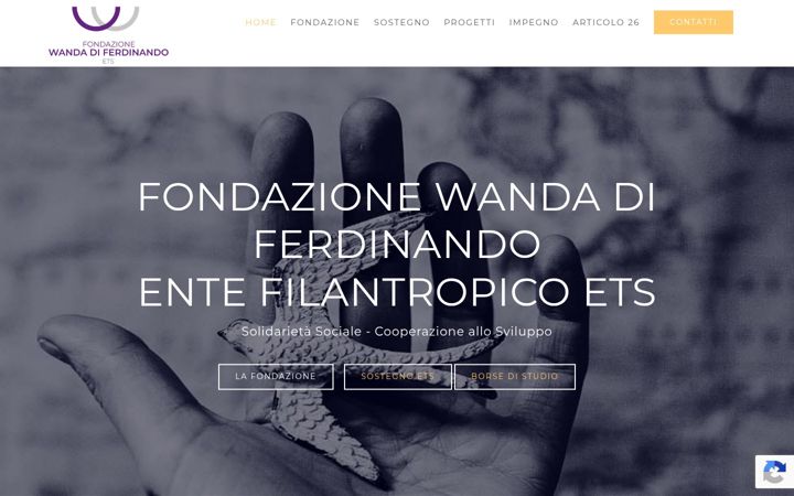 Screenshot of fondazionediferdinando.org