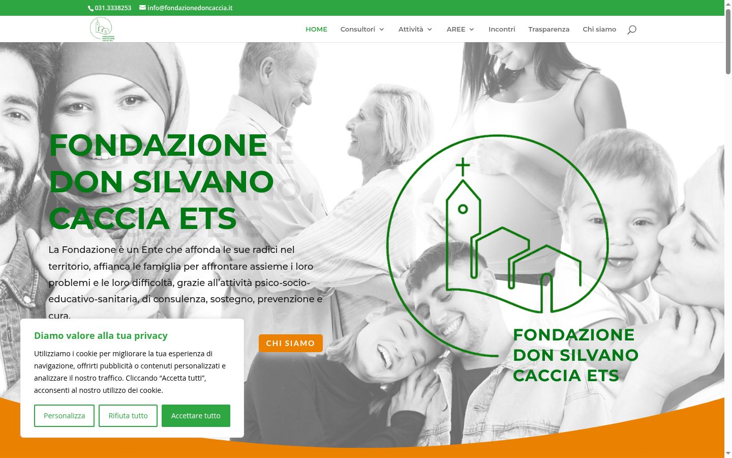 Snimka zaslona bannera za privolu prikazanog prije bilo kakve interakcije