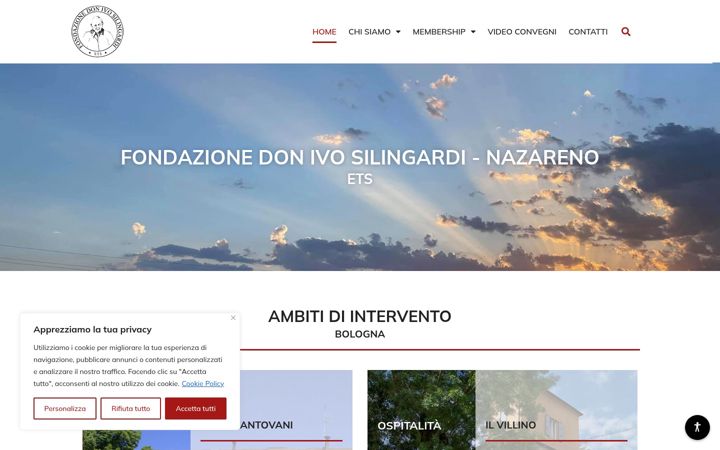 Screenshot of fondazionedonivo.it
