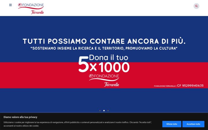 Zrzut ekranu fondazioneferrarelle.it