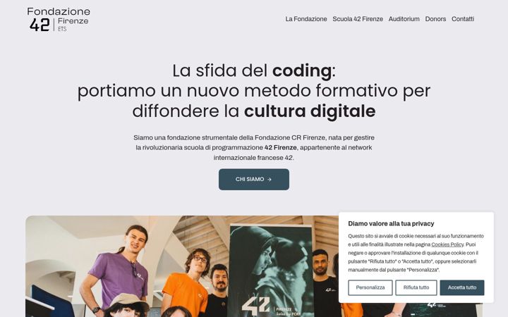 Zrzut ekranu fondazionefirenze42ets.it