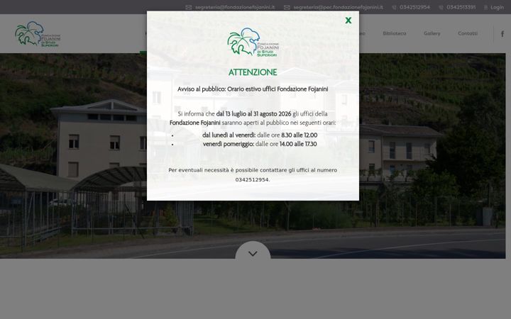 Zrzut ekranu fondazionefojanini.it