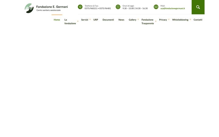 Screenshot of fondazionegermani.it