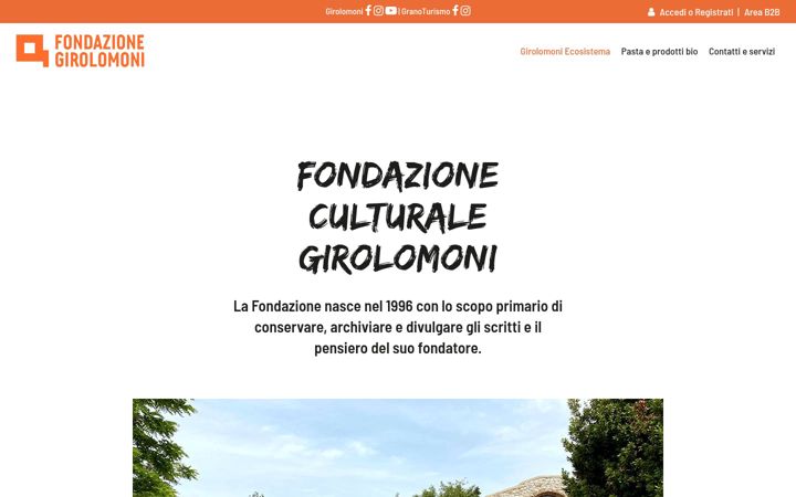 Screenshot του fondazionegirolomoni.it