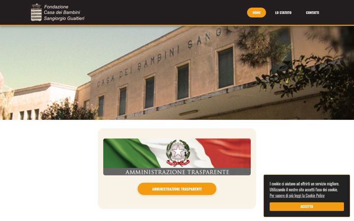 Screenshot του fondazionegualtieriadrano.it