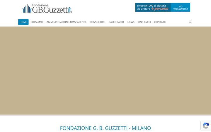 Screenshot του fondazioneguzzetti.it