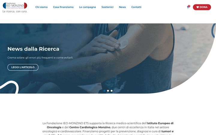 Screenshot του fondazioneieomonzino.it