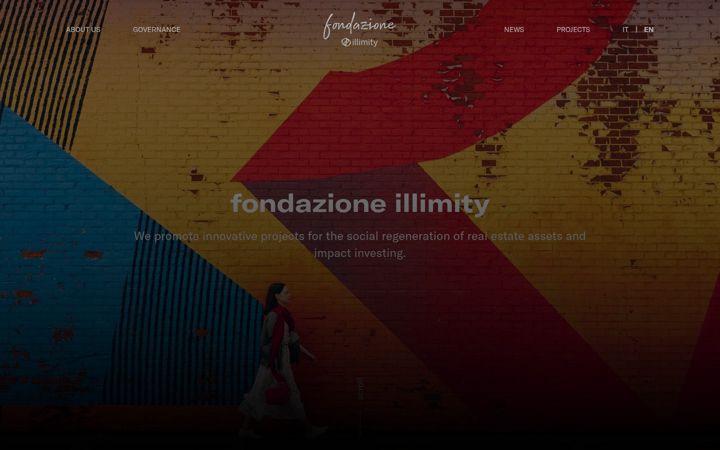 Screenshot of fondazioneillimity.it