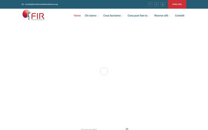 Screenshot of fondazioneitalianadelrene.org