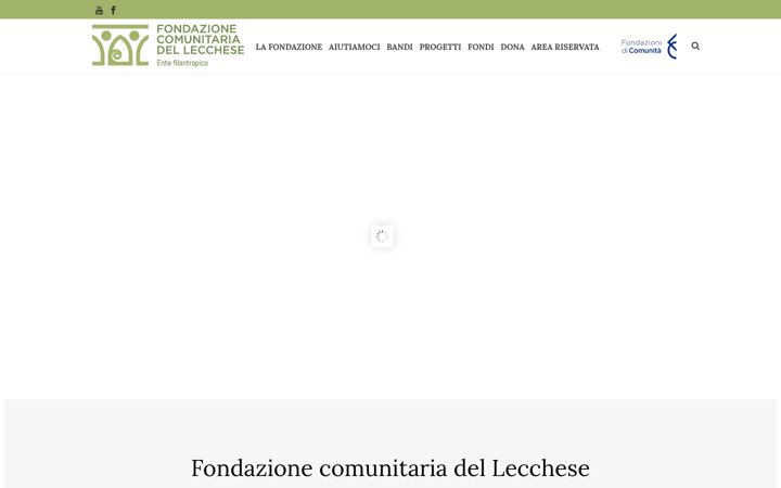Screenshot of fondazionelecco.org