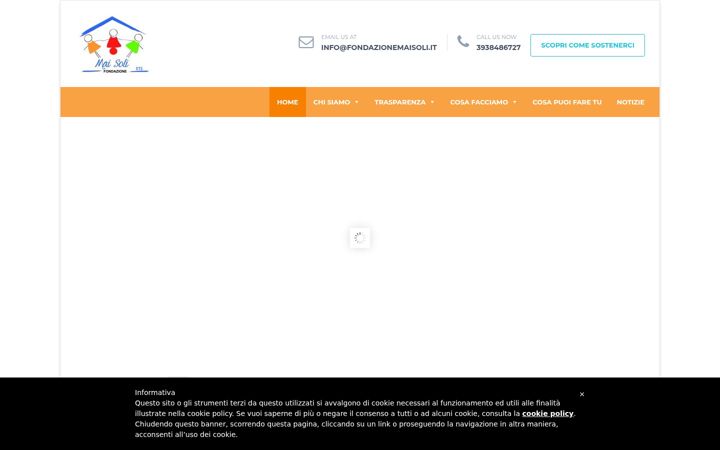 Screenshot of fondazionemaisoli.it