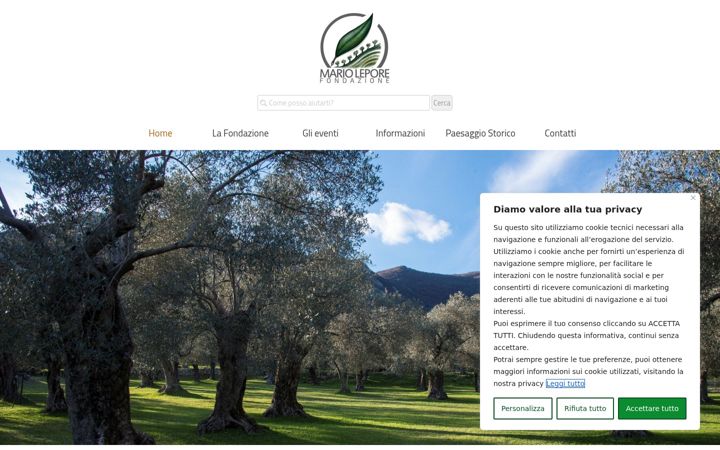 Screenshot of fondazionemariolepore.org