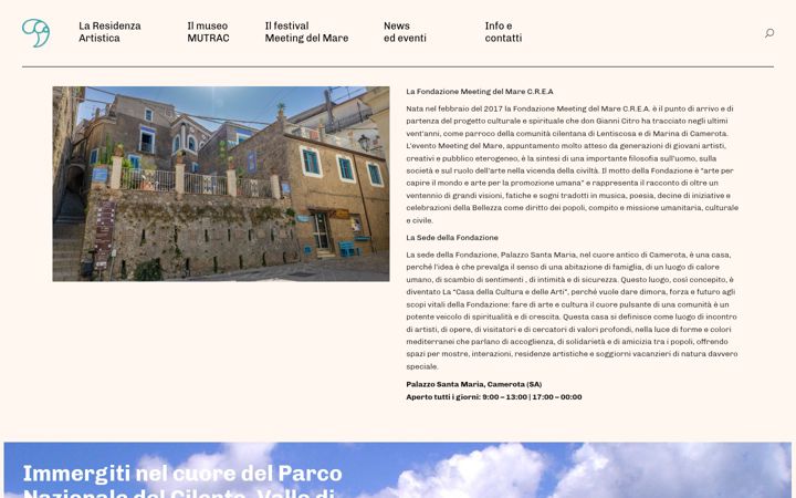 Screenshot ta' fondazionemdmcrea.it