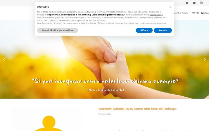 Screenshot ta' fondazionemegamark.it