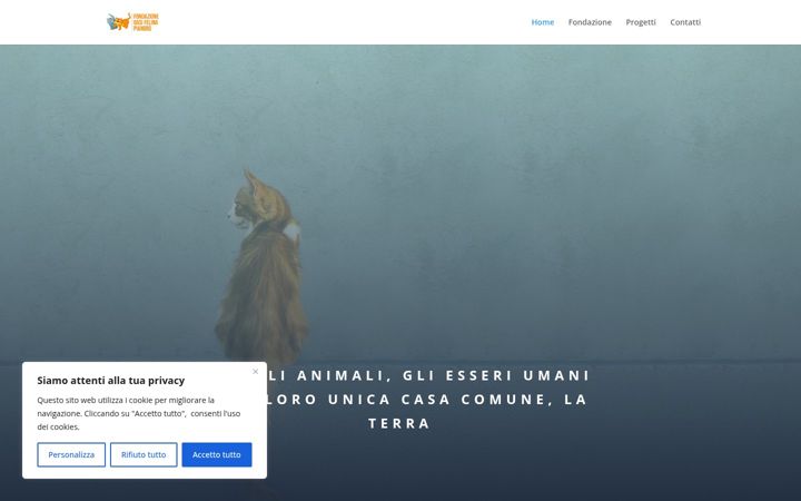 Screenshot ta' fondazioneoasifelinapianoro.it
