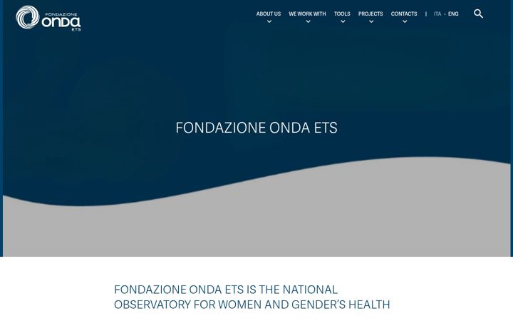 Screenshot ta' fondazioneonda.it