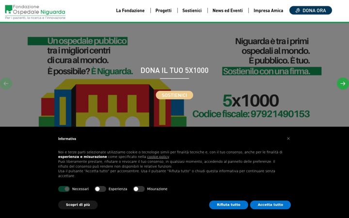 Screenshot ta' fondazioneospedaleniguarda.it