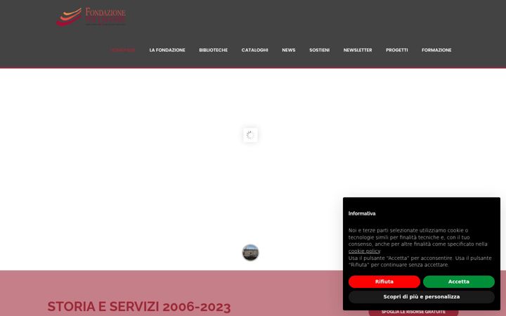Screenshot of fondazioneperleggere.it