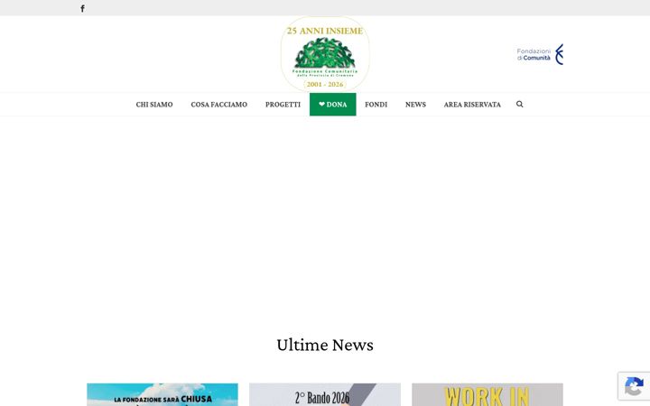 Screenshot di fondazioneprovcremona.it