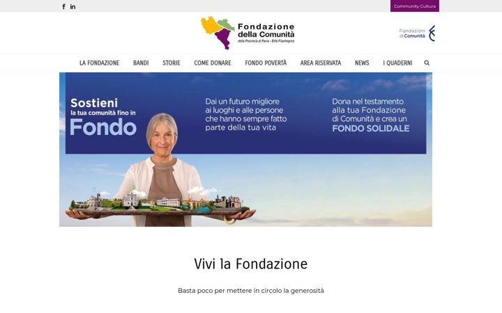 Screenshot di fondazionepv.it