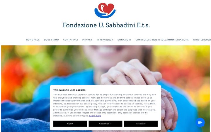 Screenshot of fondazionesabbadini.it
