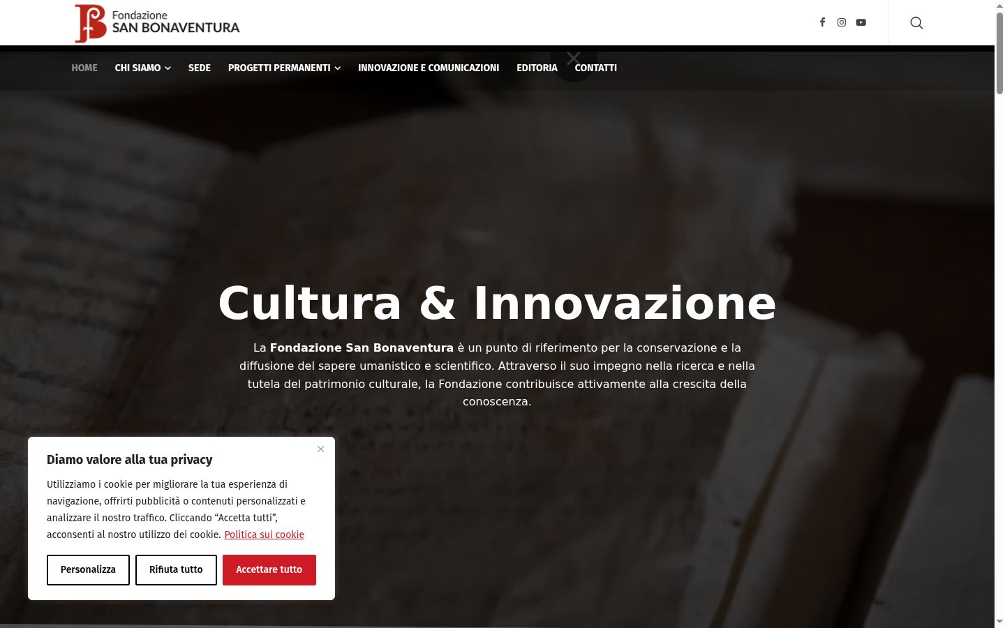 Screenshot tal-banner tal-kunsens muri qabel kwalunkwe interazzjoni