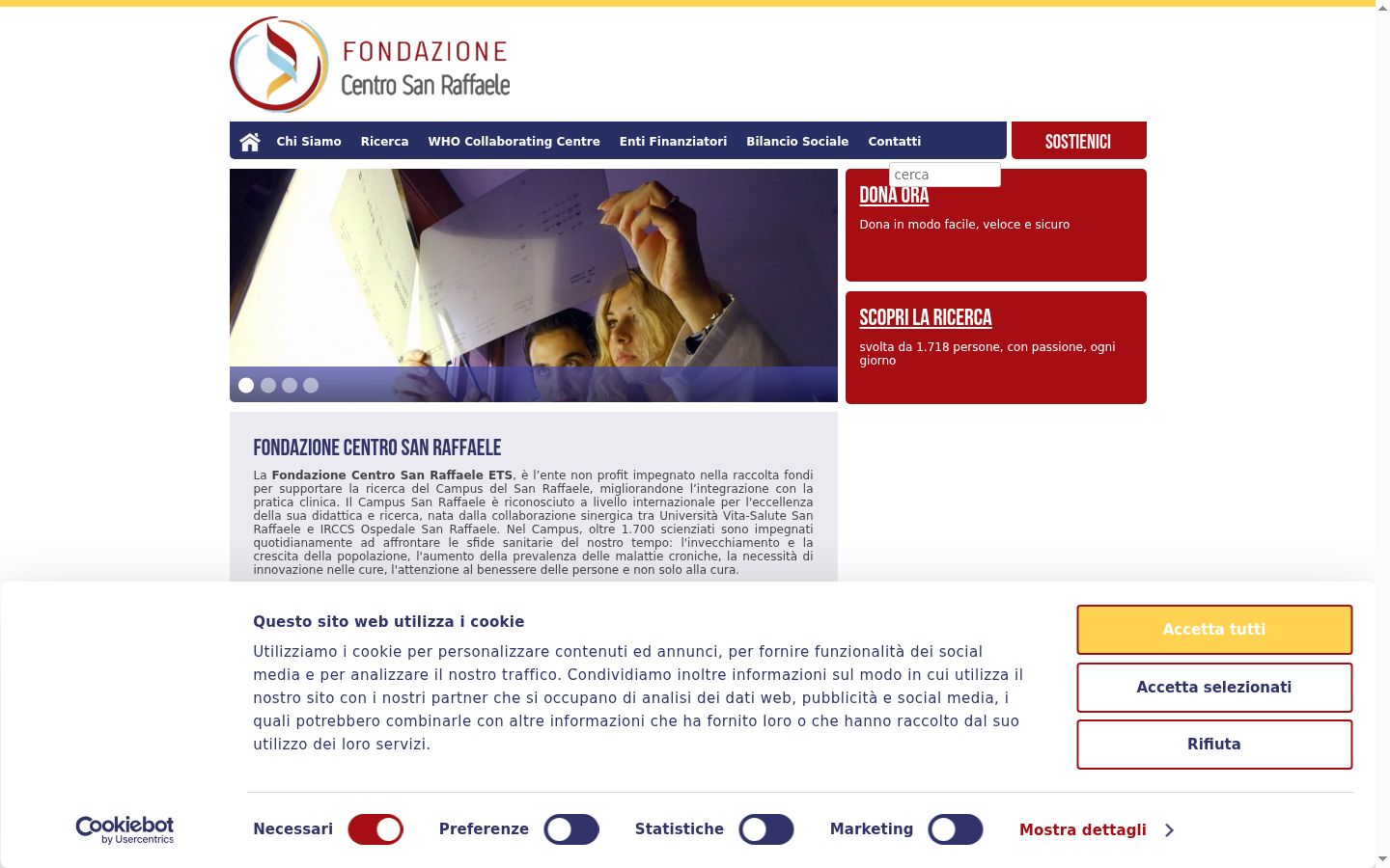 Screenshot tal-banner tal-kunsens muri qabel kwalunkwe interazzjoni