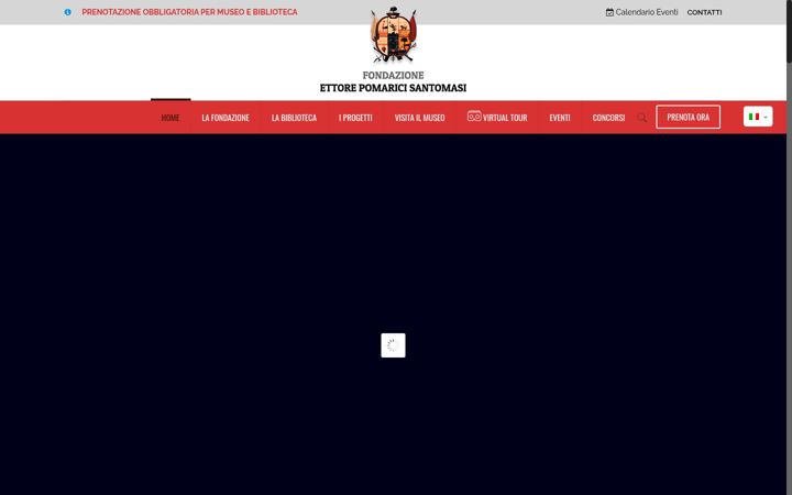 Screenshot of fondazionesantomasi.it