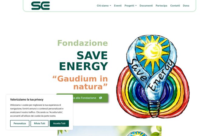 Screenshot di fondazionesaveenergy.it