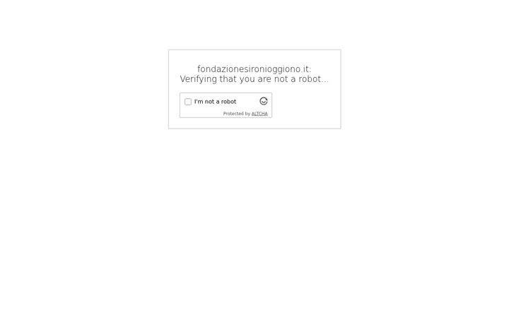 Screenshot di fondazionesironioggiono.it