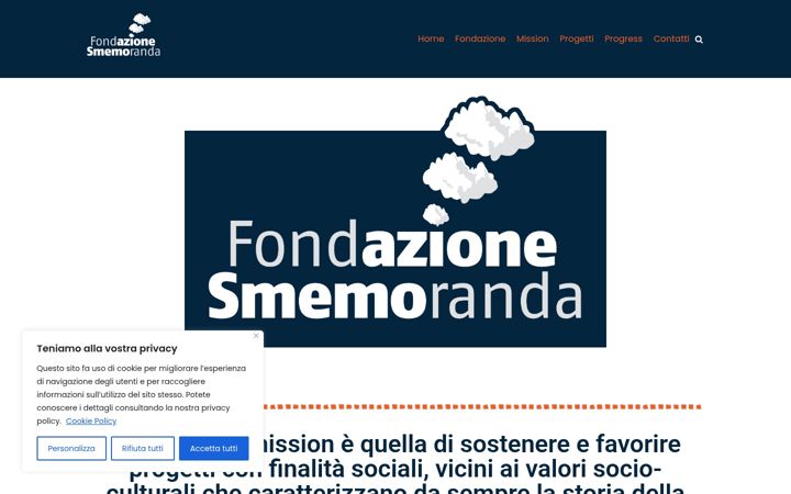 Screenshot di fondazionesmemoranda.it