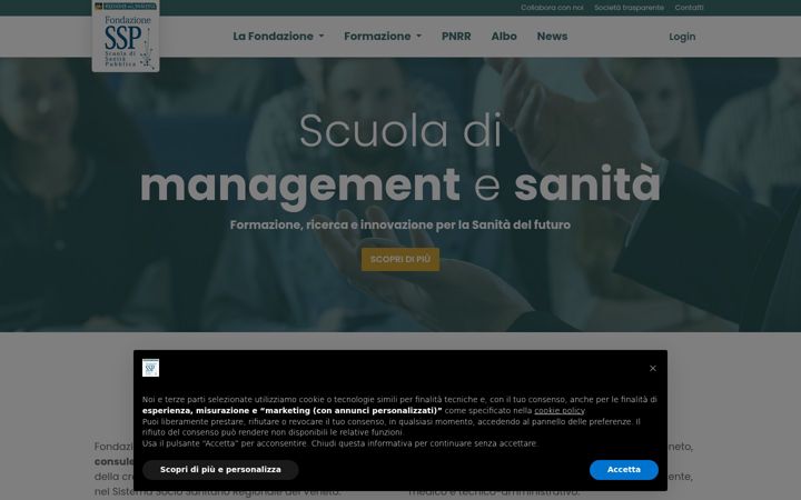 Screenshot of fondazionessp.it