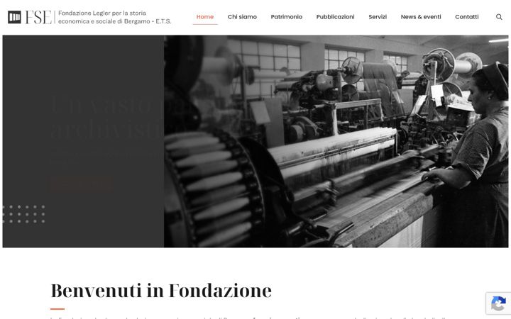 Screenshot of fondazionestoriaeconomicabergamo.it