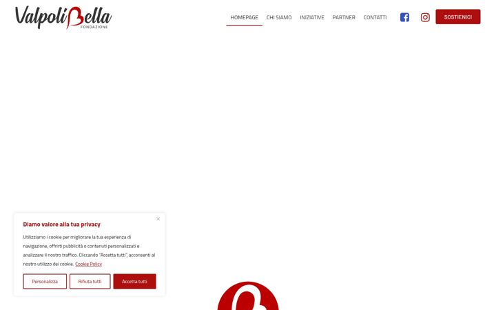 Screenshot of fondazionevalpolibella.it
