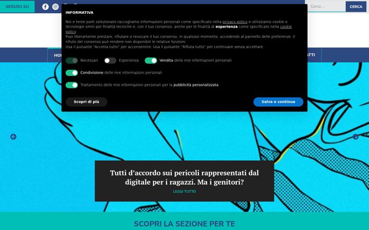 Screenshot of fondazionevarenna.it