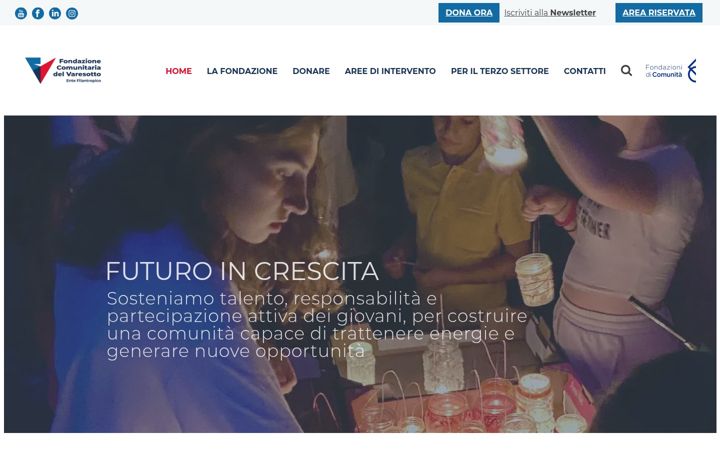 Screenshot of fondazionevaresotto.it