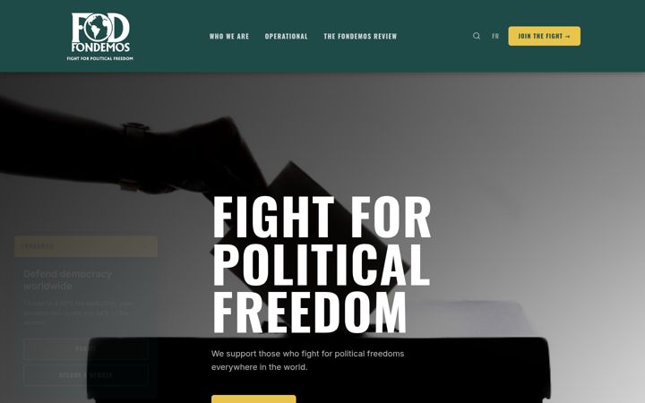 Screenshot of fondemos.com