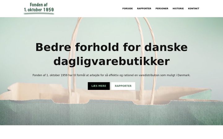 Screenshot of fonden1oktober1959.com