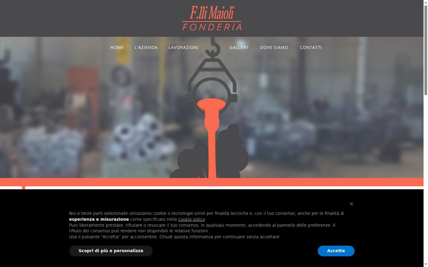 Captura de pantalla del banner de consentimiento mostrado antes de cualquier interacción