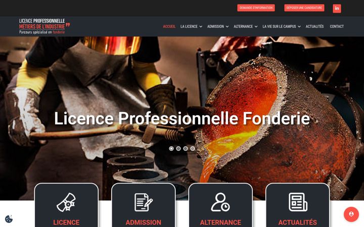 Screenshot of fonderie-lyon.fr