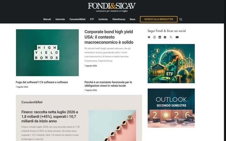 Screenshot di fondiesicav.it