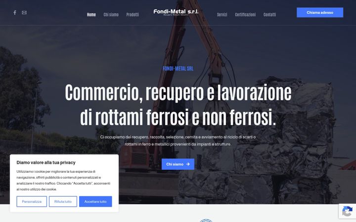 Screenshot di fondimetal.it