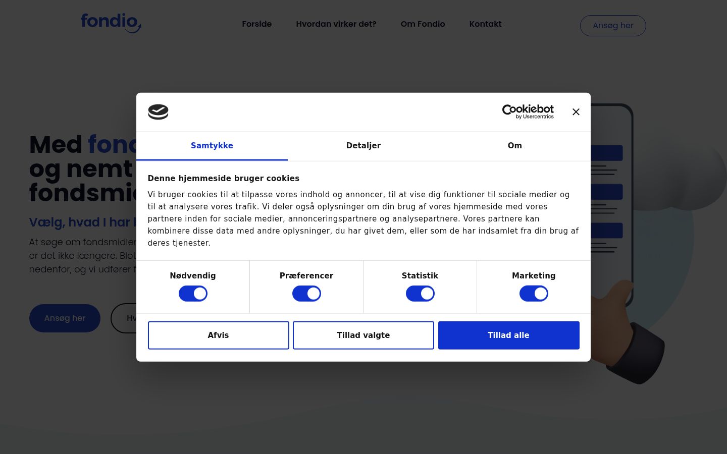 Zrzut ekranu banera zgody wyświetlanego przed jakąkolwiek interakcją