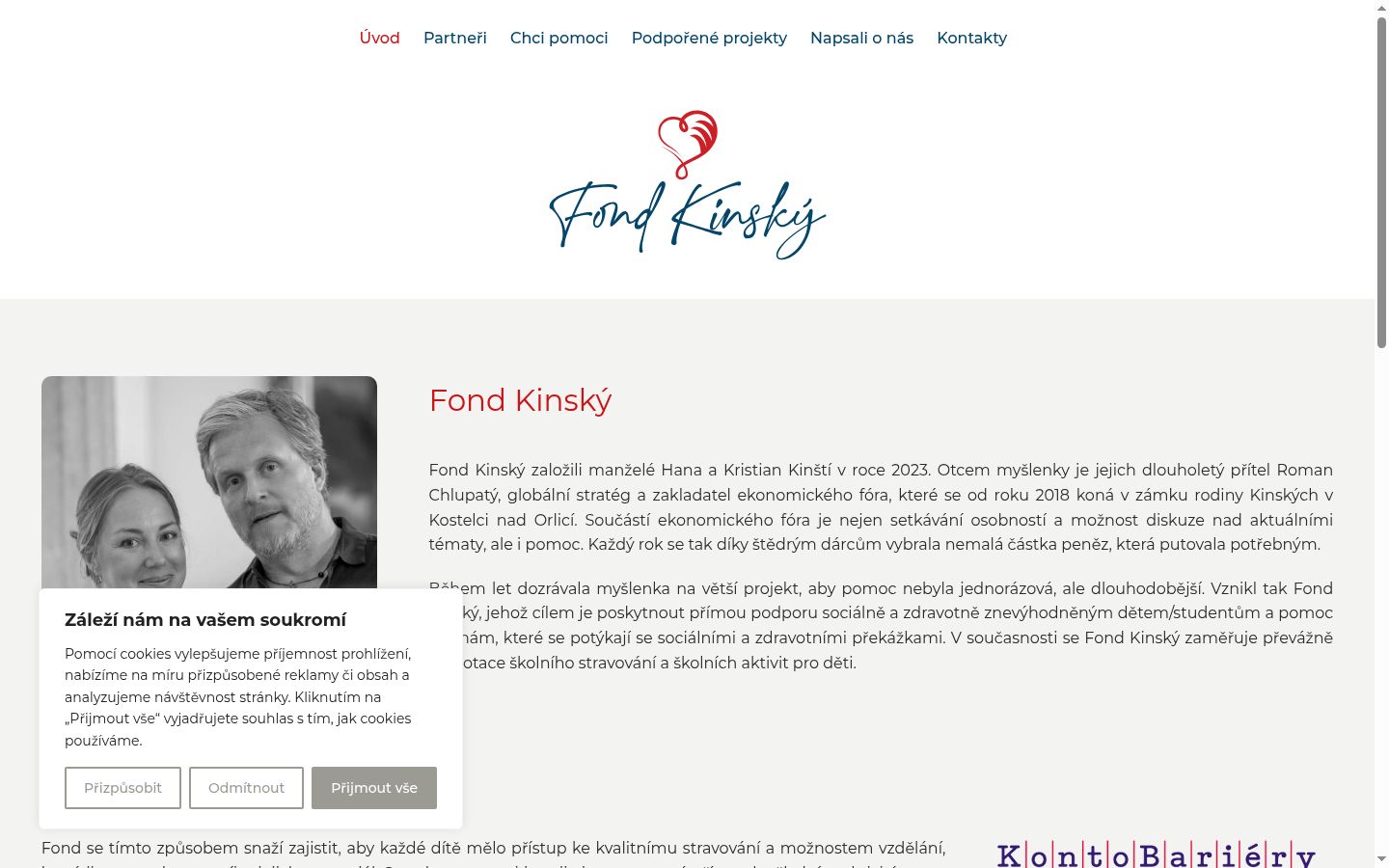 Screenshot tal-banner tal-kunsens muri qabel kwalunkwe interazzjoni